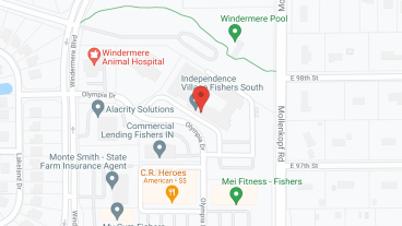 Independence Village of Fishers South in google map