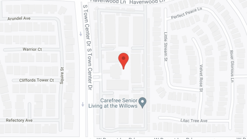 Map of the neighborhood around Carefree Senior Living