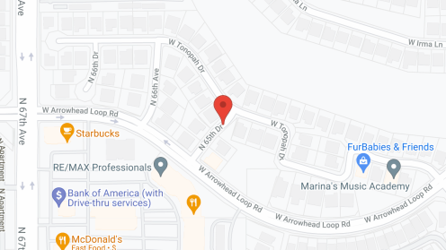 Map of the neighborhood around Legends Senior Living 2