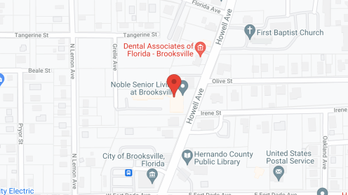 Map of the neighborhood around Elevated Estates of Brooksville