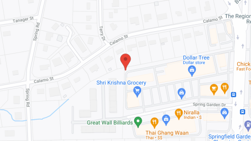 Map of the neighborhood around Comfort Senior Care Facility II
