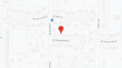 Map of the neighborhood around Grannies Place AFH