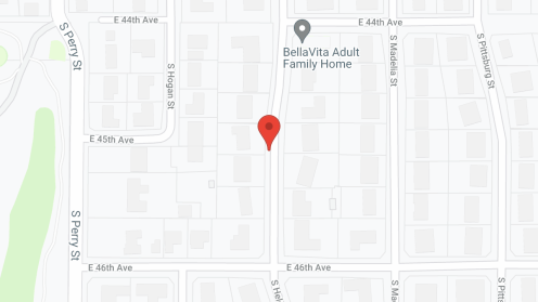 Map of the neighborhood around Classy Retreat