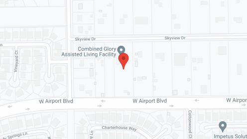 Map of the neighborhood around Combined Glory Assisted Living Facility