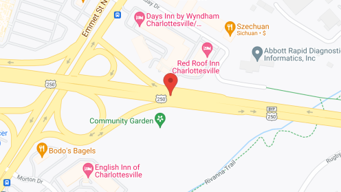 Map of the neighborhood around The Manor House