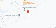 Heritage Assisted Living Fountain City Knoxville TN in google map