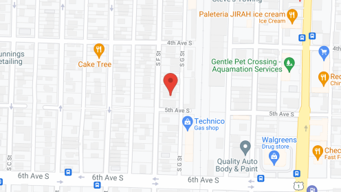 Map of the neighborhood around Tropical Garden (Annex)