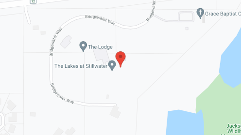 Map of the neighborhood around The Lakes at Stillwater