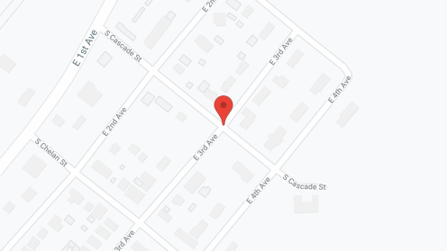 Map of the neighborhood around Community Pride Ritzville