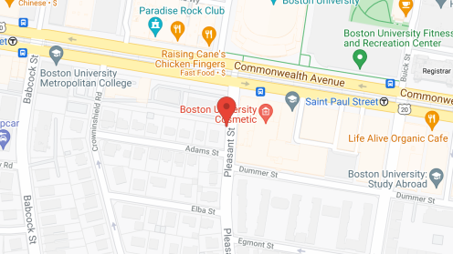 Map of the neighborhood around Vineyard Community Living - Boston