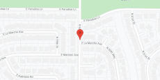Valencia at 60th in google map