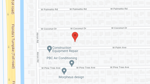 Map of the neighborhood around Noble Cove