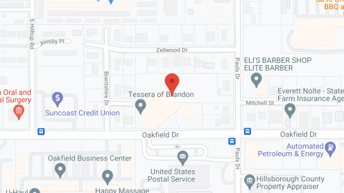 Map of the neighborhood around Tessera of Brandon