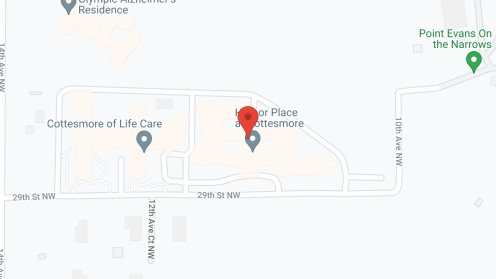 Map of the neighborhood around Harbor Place At Cottesmore