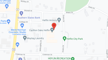 Carillon Oaks Heflin in google map