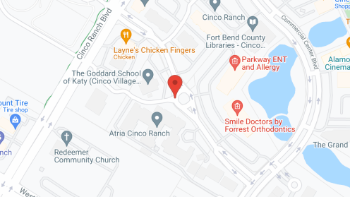 Map of the neighborhood around Atria Cinco Ranch