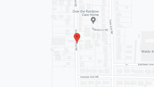 Map of the neighborhood around Sweet Bye N Bye Memory Care