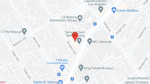 Map of the neighborhood around Terraza Court Senior Living