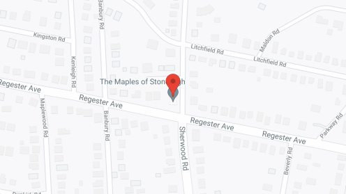 Map of the neighborhood around The Maples at Stoneleigh