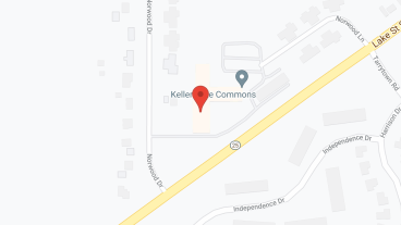 Keller Lake Commons in google map