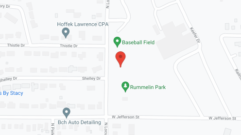 Map of the neighborhood around Willowbrook Memory Support of Vandalia