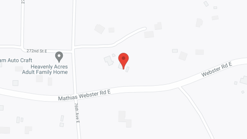 Map of the neighborhood around Heavenly Acres II