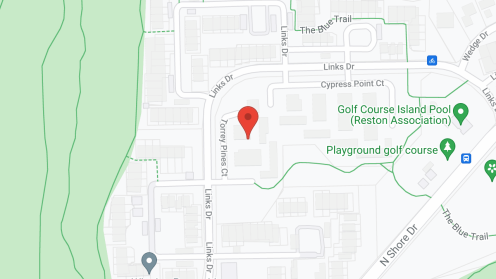 Map of the neighborhood around The Kensington Reston