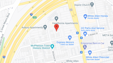 Asbury Apartments in google map
