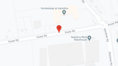 Map of the neighborhood around Homestead at Hamilton