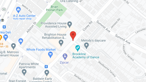 Map of the neighborhood around Providence House