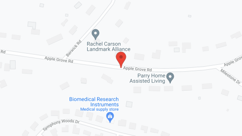 Map of the neighborhood around Parry Home