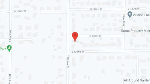 Map of the neighborhood around Burien Senior Care