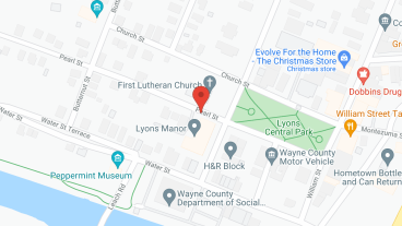 Lyons Manor in google map