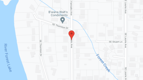 Map of the neighborhood around Marta's Foster Care