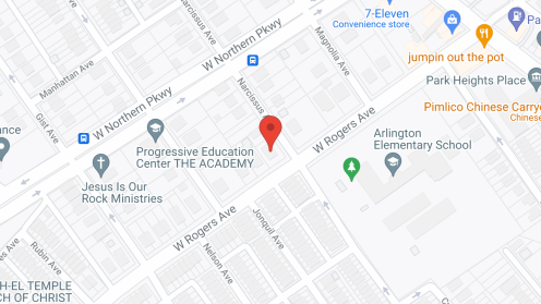 Map of the neighborhood around Ambrozean Assisted Living
