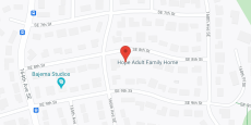 Hope Adult Family Home in google map