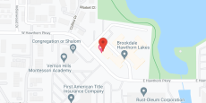 Brookdale Hawthorn Lakes in Vernon Hills Independent Living in google map
