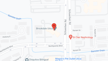 Brookdale Utica Assisted Living in google map