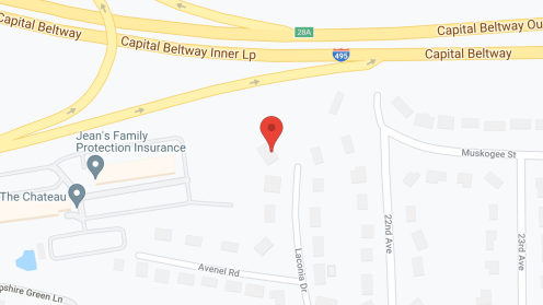 Map of the neighborhood around Bryan Ridge Senior Center, LLC