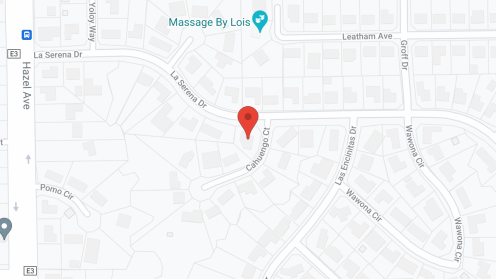 Map of the neighborhood around La Serena House