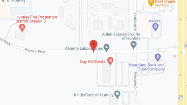 Heritage Woods of Huntley in google map