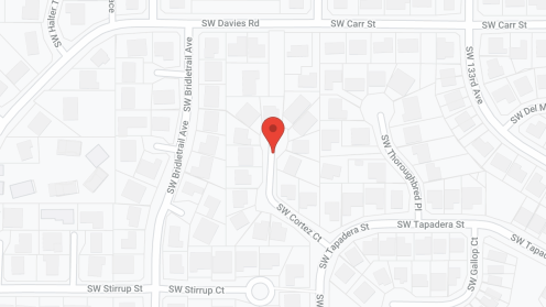 Map of the neighborhood around Cortez Foster Home