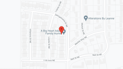 Map of the neighborhood around A Big Heart AFH LLC