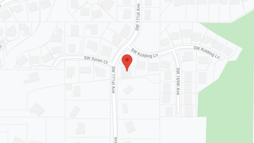 Map of the neighborhood around Beaverton Genesis
