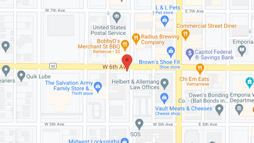 Map of the neighborhood around Broadview Towers
