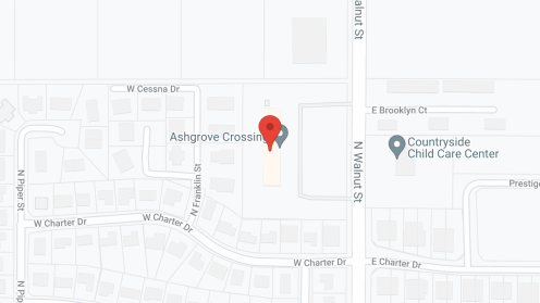 Map of the neighborhood around Ashgrove Crossing