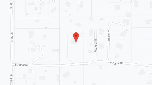 Map of the neighborhood around Carefree Assisted Living