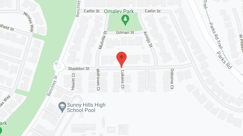 Map of the neighborhood around Avalon Guest Manor I
