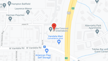 Alpha Concord of Greensboro in google map
