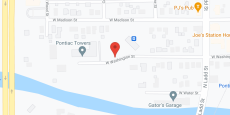Pontiac Towers in google map